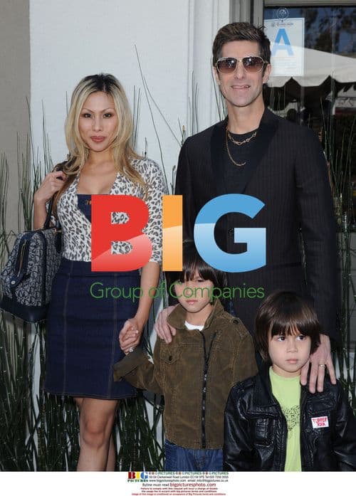 Perry Farrell and family at Stuart House Benefit