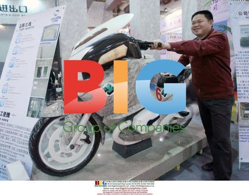 Granite Motorcycle at Xiamen Stone Exhibition