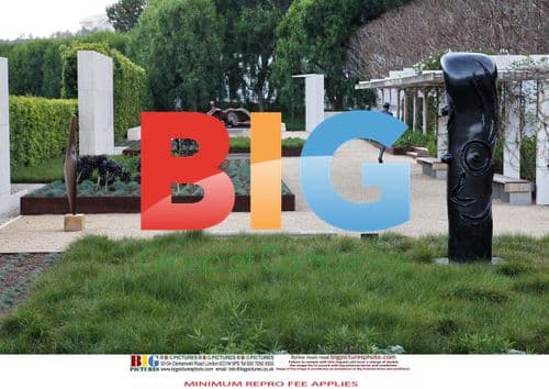 Mick Jagger and family at Getty Center