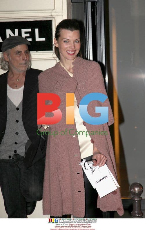 Milla Jovovich at Chanel Party in Paris