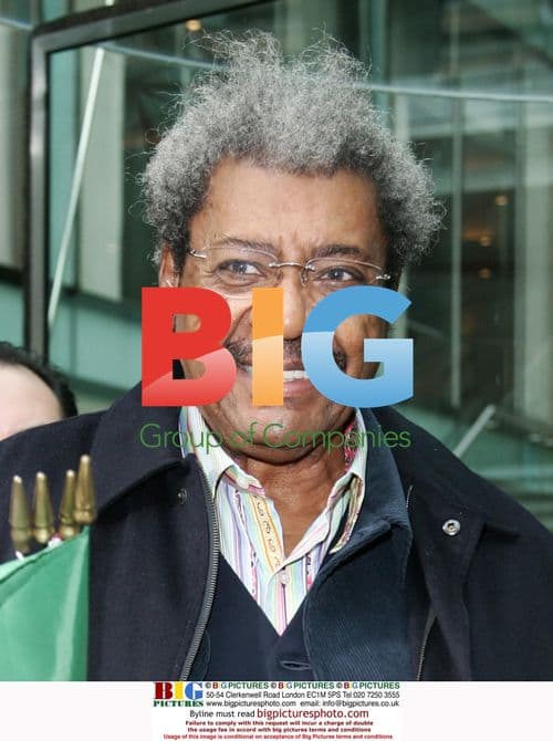 Marco Barrera and Promoter Don King, UK 2009