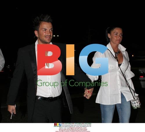 Katie Price & Peter Andre Leaving Nobu