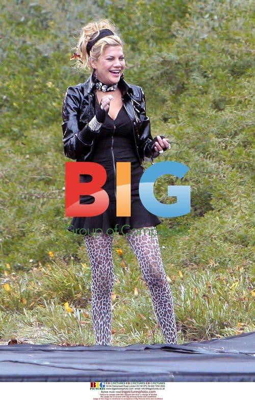 Kristen Johnston and Kathryn Hahn film "Absolutely Fabulous" pilot