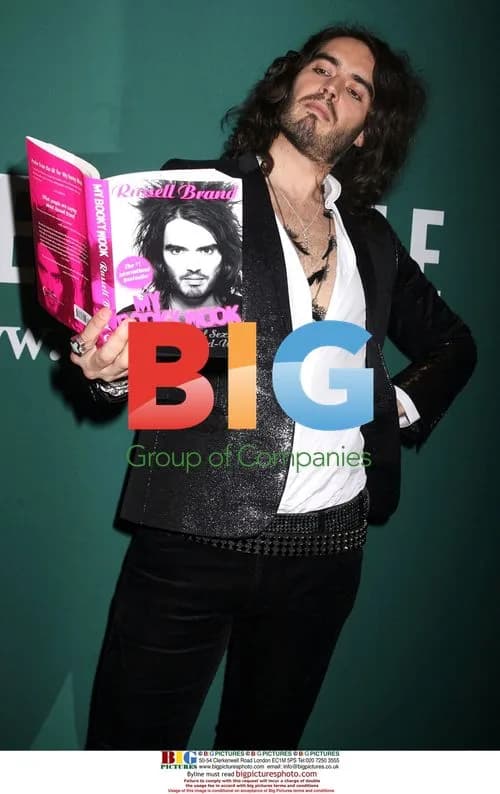 Russell Brand promotes book 'My Booky Wook' in NYC