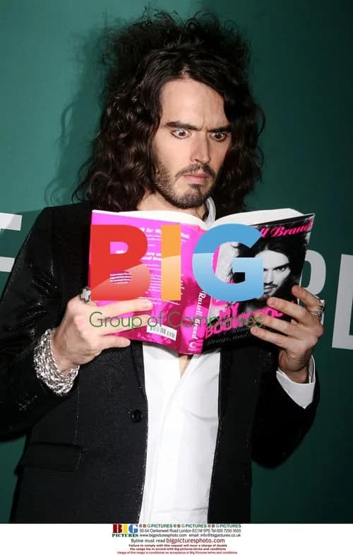Russell Brand Promotes 'My Booky Wook' in NYC