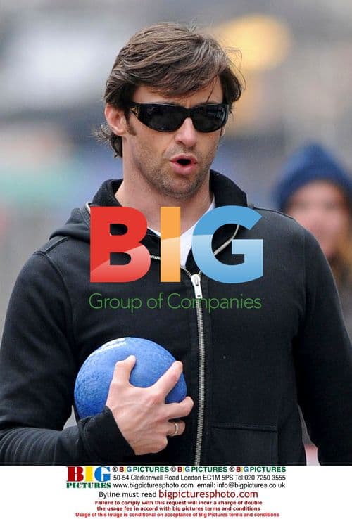 Hugh Jackman and Kids in the West Village