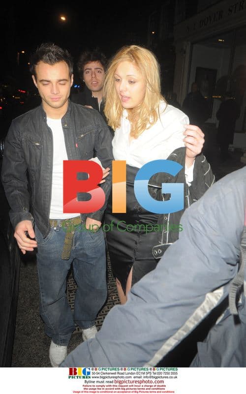 Nicole Sconciaforni leaving Mahiki Club with Ben Adams