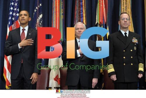 Obama, Gates, Mullen at Abraham Lincoln Hall Dedication