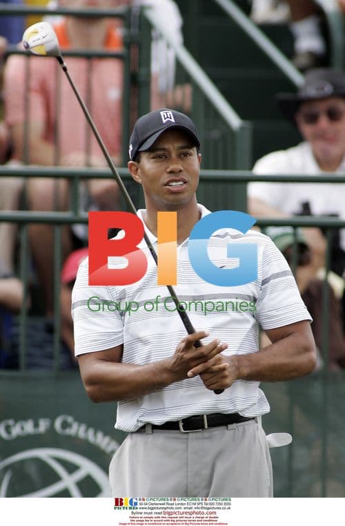 Tiger Woods tees off at WGC-CA Championship