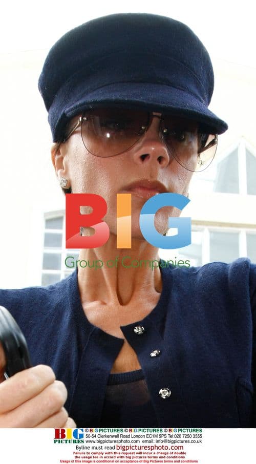 Victoria Beckham arrives at London studio