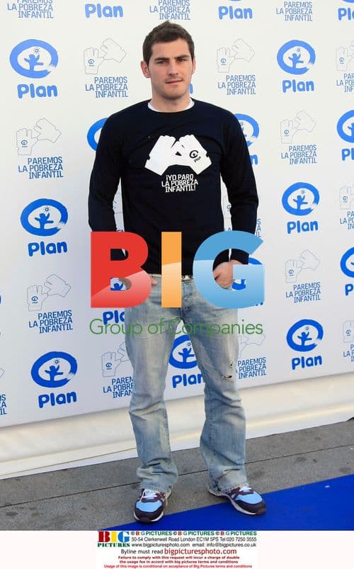 Iker Casilla at 'Stop Child Poverty' event
