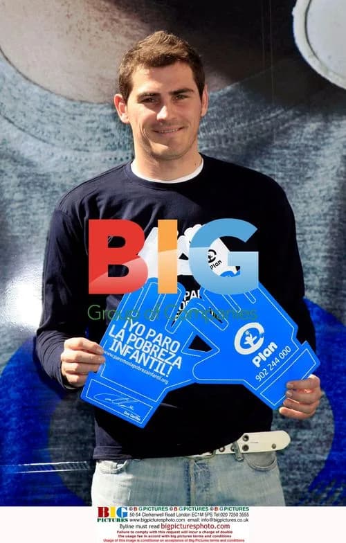 Iker Casillas at 'Stop Child Poverty' Campaign