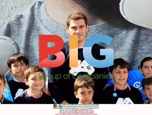 Iker Casillas at 'Stop Child Poverty' Campaign