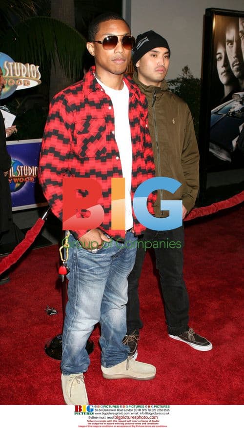 Pharrell Williams and Chad Hugo at 'Fast & Furious' Premiere