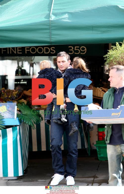 Frank Lampard with Kids Shopping