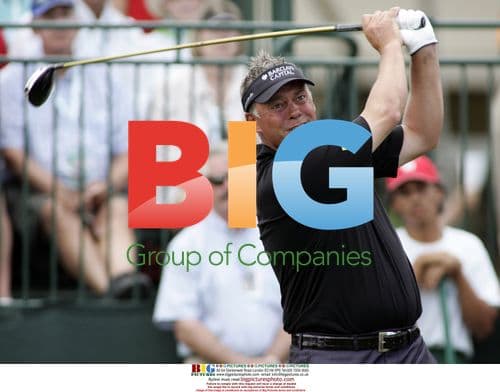 Darren Clarke tees off at World Golf Championships