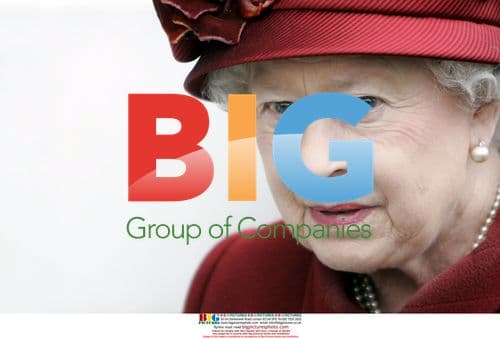 Queen Arrives at Cheltenham Racecourse