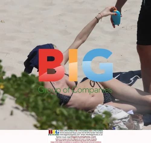 Eva Herzigova enjoys Caribbean holiday