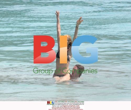 Eva Herzigova on Caribbean holiday