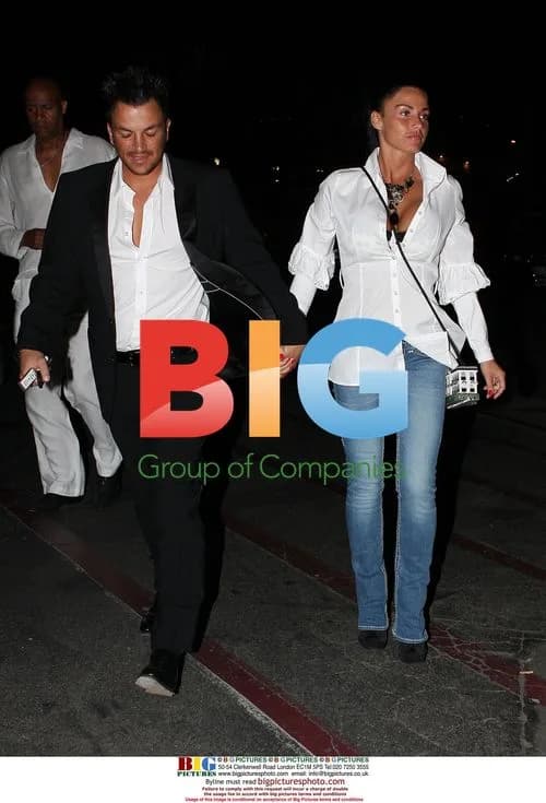 Katie Price and Peter Andre Leaving Nobu
