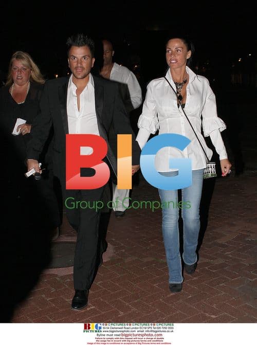 Katie Price and Peter Andre at Nobu Malibu