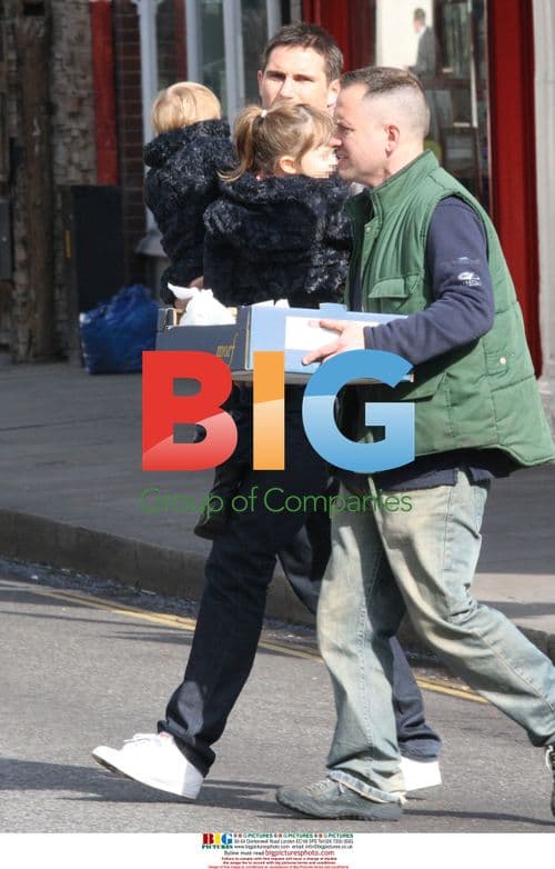 Frank Lampard shopping with kids