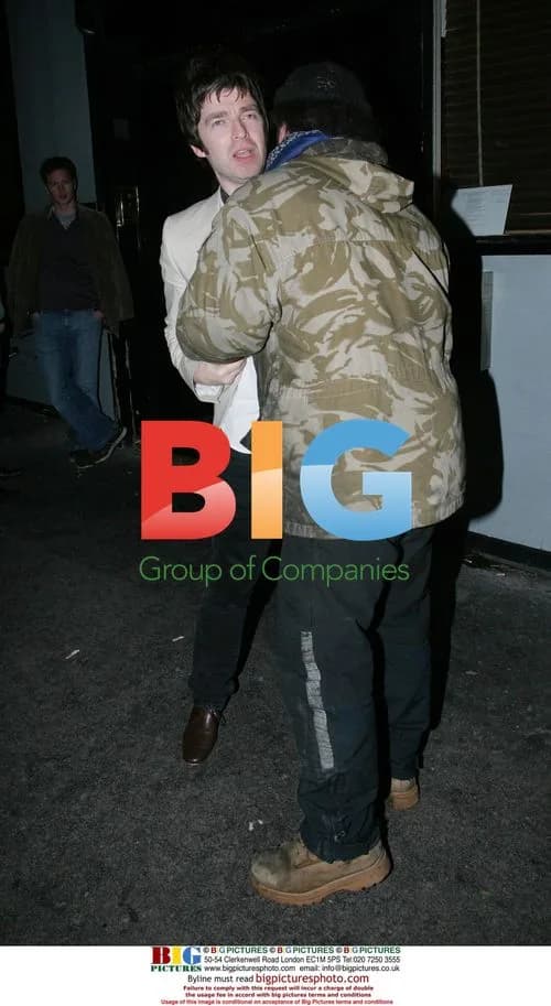 Noel Gallagher Leaving Graucho Bar in London