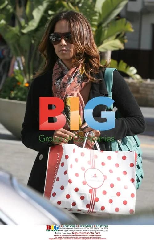 Halle Berry Shopping at Pottery Barn Kids