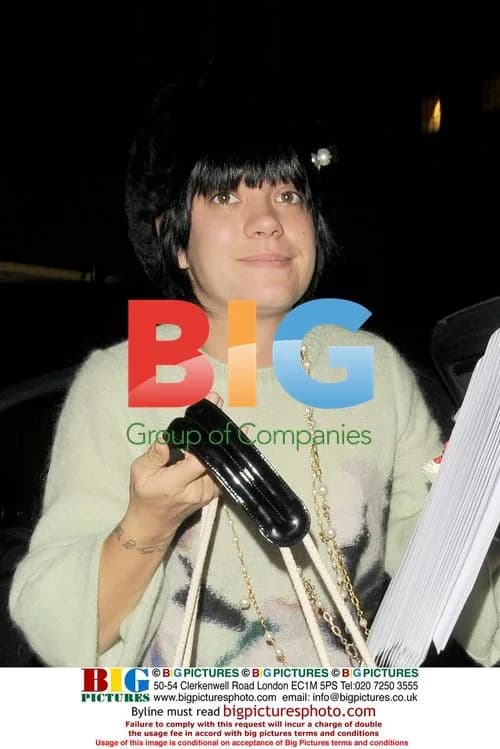 Singer Lily Allen Leaves Claridges, London