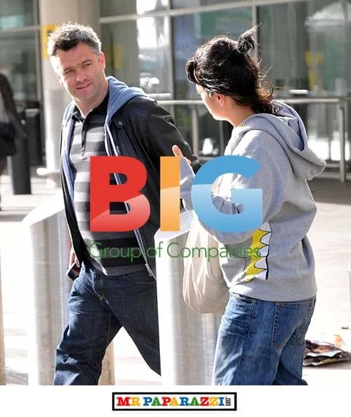 Lily Allen at Glasgow airport for tour gig
