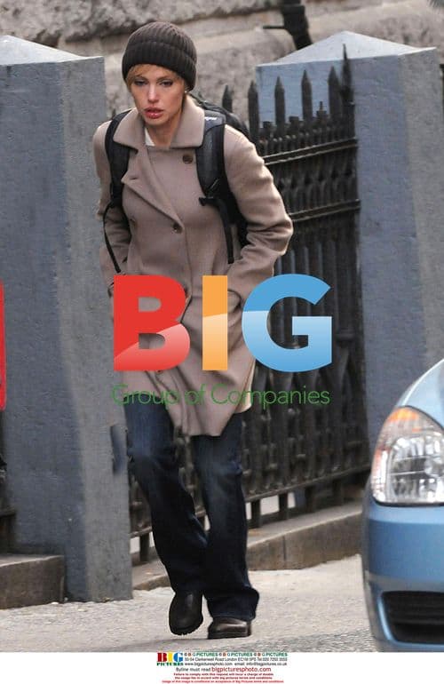 Angelina Jolie on 'Salt' Set