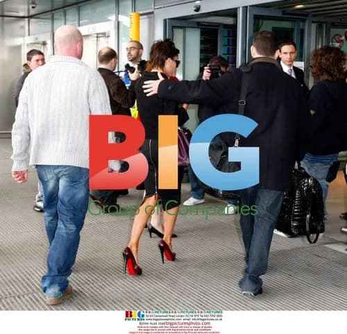 Victoria Beckham at Heathrow Airport