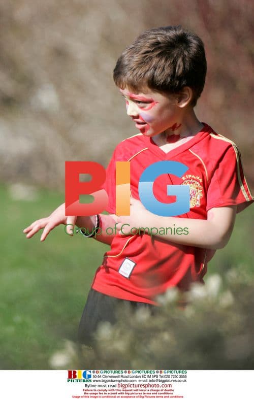 Jade Goody's friends and family at her home