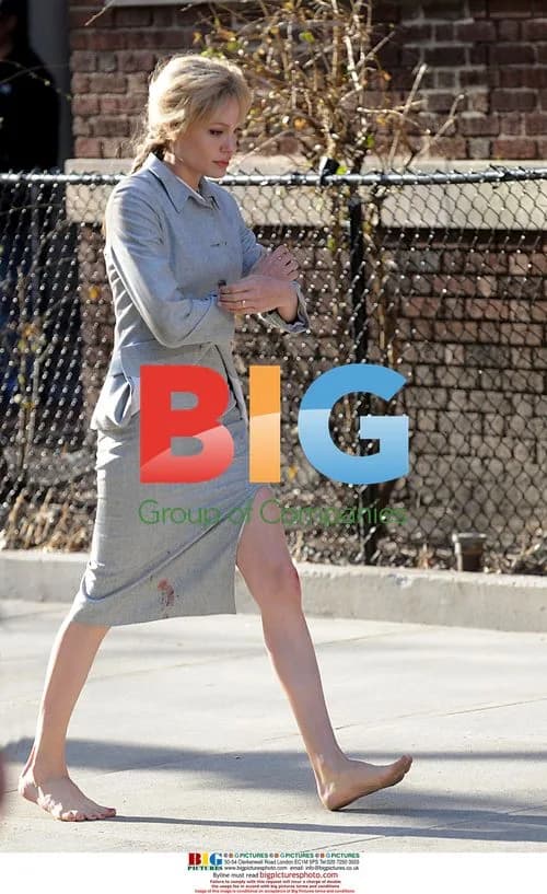 Angelina Jolie on 'Salt' set