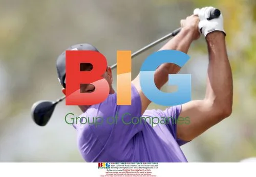 Tiger Woods drives on the 11th hole in Doral