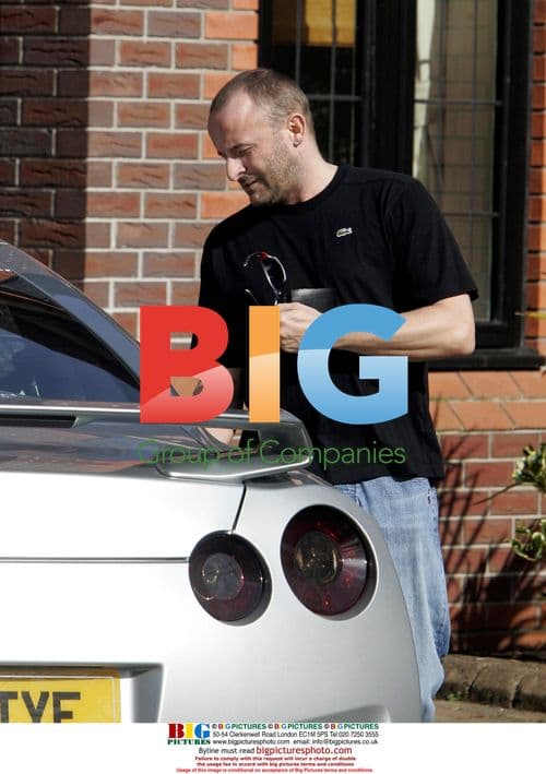 Mark Croft spotted leaving Kerry Katona's home