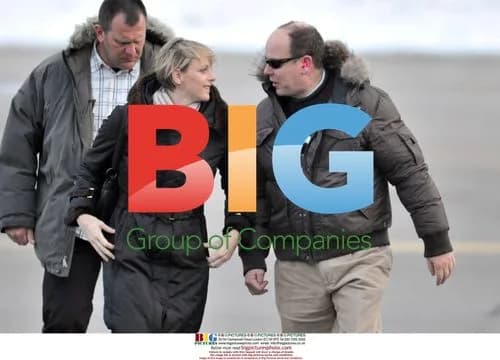 Prince Albert II and Charlene Wittstock in Gstaadt