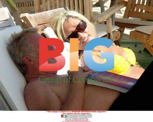 TV Presenter Chris Tarrant Relaxes in Italy