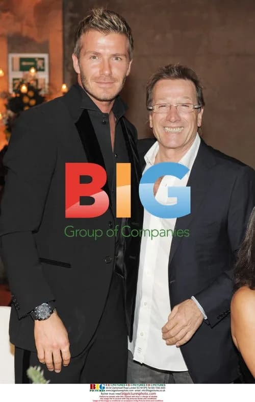 David Beckham at Lilt Cancer Dinner in Milan