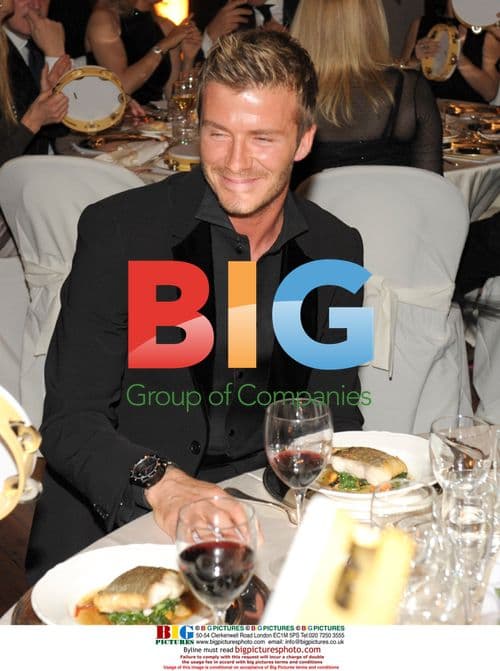 David Beckham at Lilt Cancer Dinner, Milan