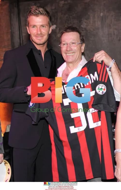 David Beckham at Lilt Cancer Dinner, Milan
