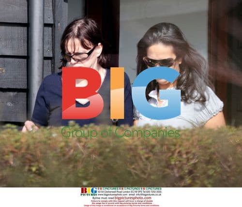 Jackiey Budden outside Jade's home as nurses arrived