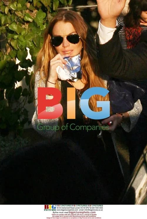 Lindsay Lohan at Andy Lacompte Salon