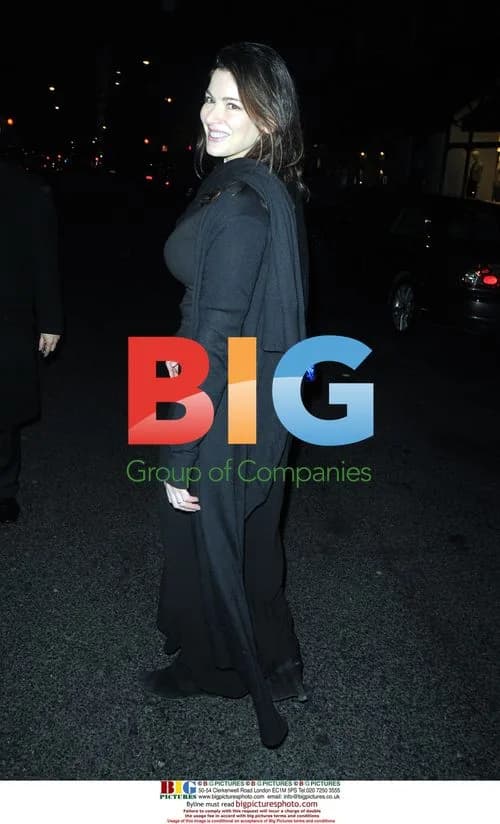 Nigella Lawson and her father Nigel outside London restaurant