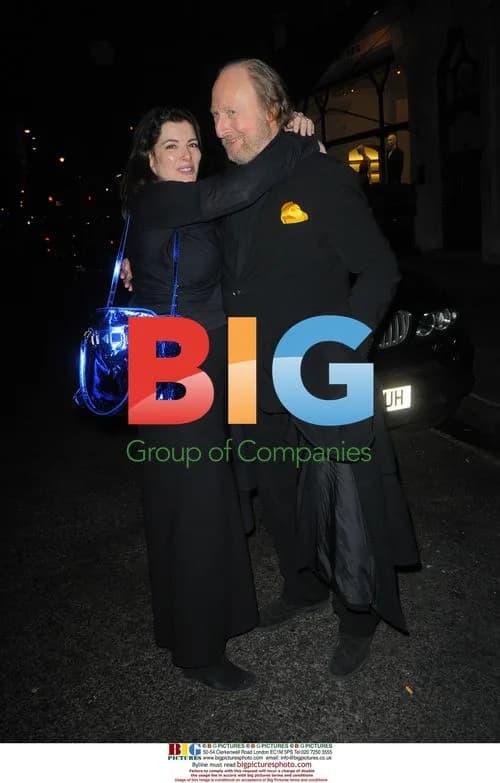 Nigella Lawson & father Nigel outside Scott's