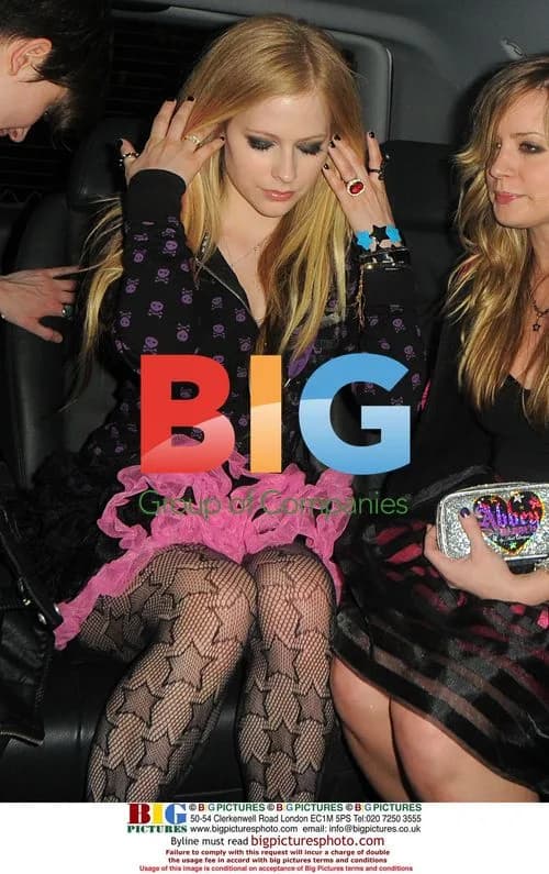 Avril Lavigne's Night Out in London