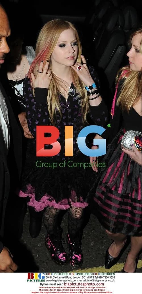Avril Lavigne's Night Out at Boujis