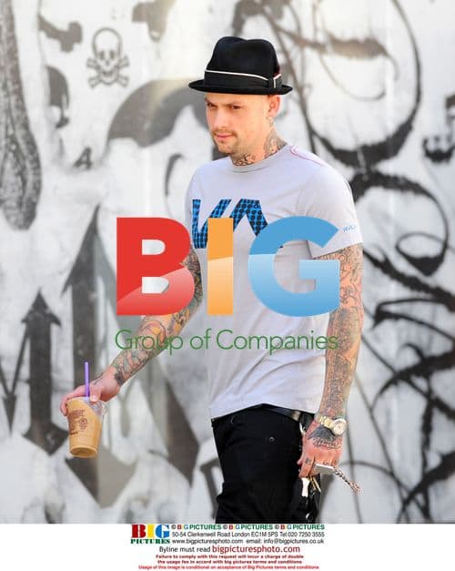 Benji, Joel and Josh Madden on Melrose Ave