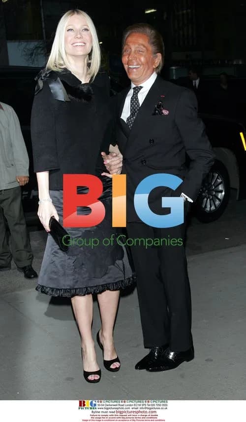 Valentino and Gwyneth Paltrow at film premiere