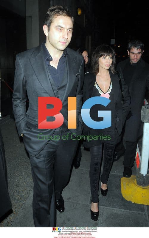 Natalie Imbruglia and David Walliams at Nobu